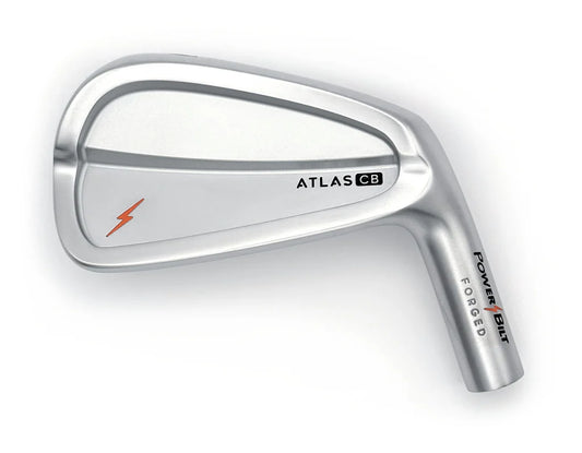 PowerBilt Atlas CB Satin Chrome Irons Custom LH