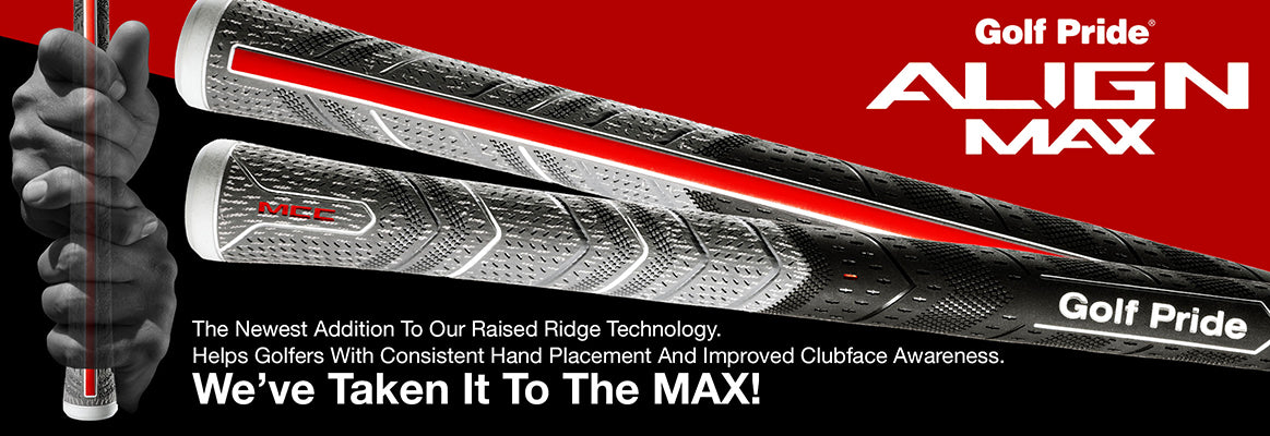 Golf Pride Align Max grips available from Laneway Golf