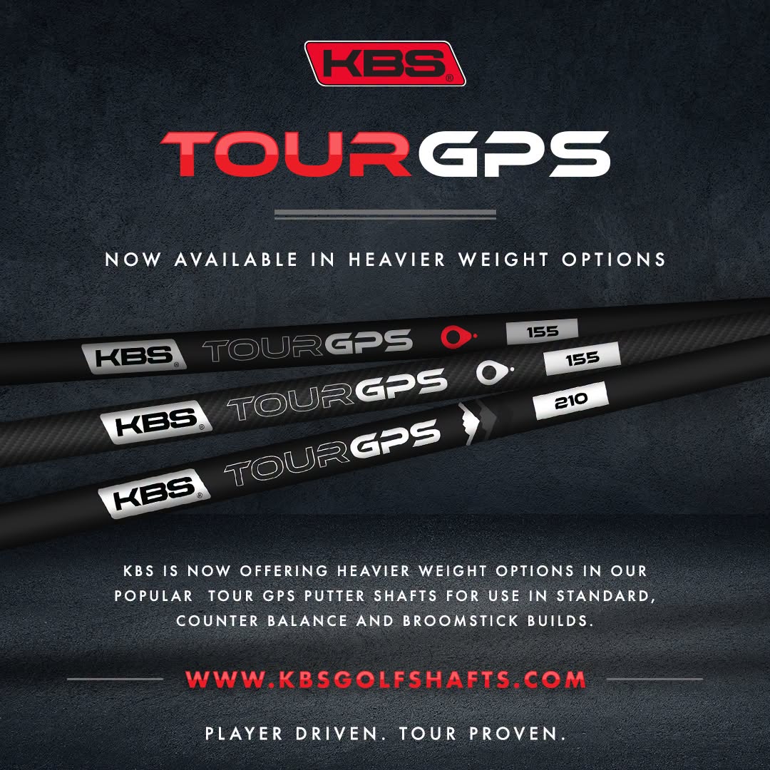 KBS Tour GPS golf shafts available from Laneway Golf